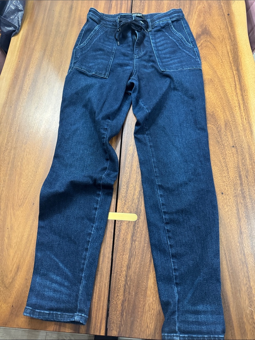 Judy Blue Indigo Drawstring Jogger Jeggings